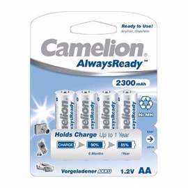 Camelion Always ready LR06/AA laddningsbara batterier 2300mAh